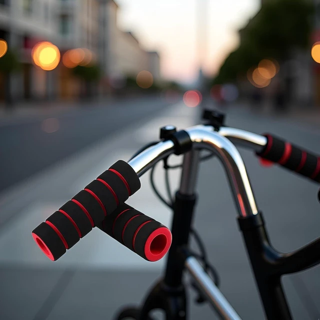 Alt view image 3 of 7 - Non-Slip Foam Handlebar Grips for Bicycle and Motorcycle ?Soft, Durable Sponge Grip Covers for Cycling, Road Racing, Brake Lever Protection ?Comfortable Handlebar Tapes