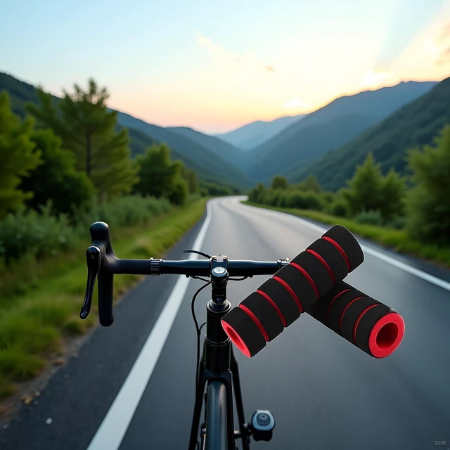 Alt view image 6 of 7 - Non-Slip Foam Handlebar Grips for Bicycle and Motorcycle ?Soft, Durable Sponge Grip Covers for Cycling, Road Racing, Brake Lever Protection ?Comfortable Handlebar Tapes