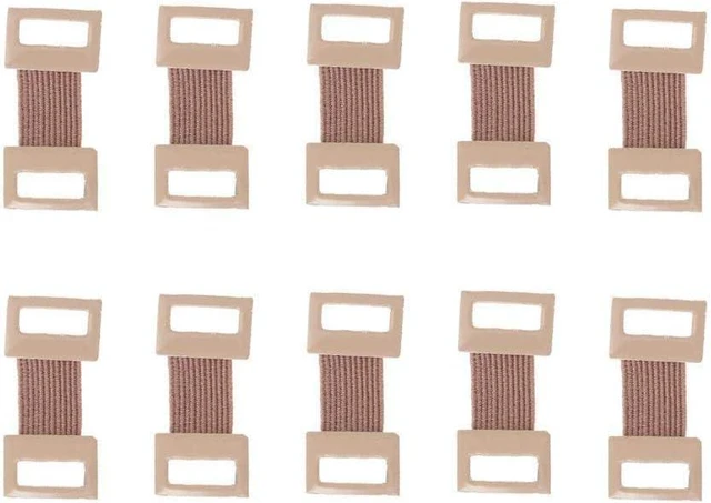 Main image of 10Pcs Skin Color Elastic Bandage Clips, Bandage Wrap Clips Stretch Metal, Large Bandaids, Replaceable Wrap Adhesive for Various Types Bandages, Adhesive Bandages
