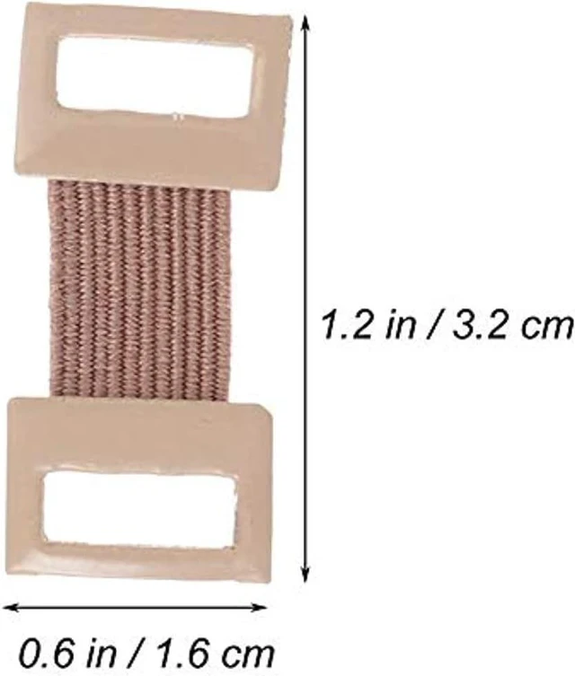 Alt view image 2 of 7 - 10Pcs Skin Color Elastic Bandage Clips, Bandage Wrap Clips Stretch Metal, Large Bandaids, Replaceable Wrap Adhesive for Various Types Bandages, Adhesive Bandages