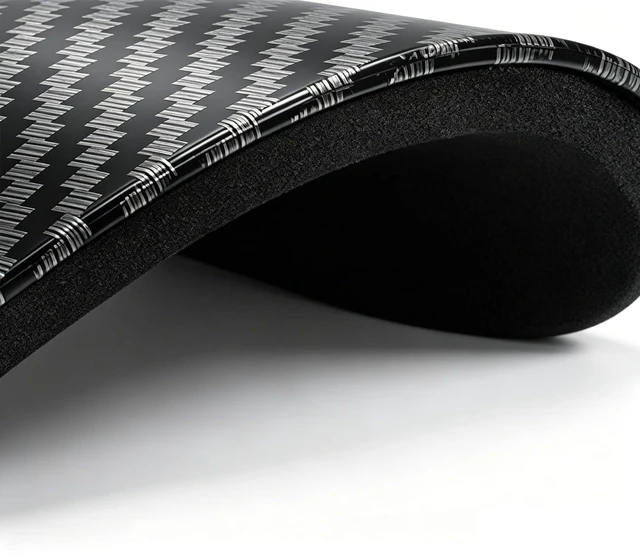 Alt view image 4 of 7 - Mini Soccer Shin Guards, Extra Mini Football Shin,Carbon Fiber Shin Pads Indoor Outdoor Football Soccer Training Protective Equipment for Men, Women, Youths (3.74" x 2.36")