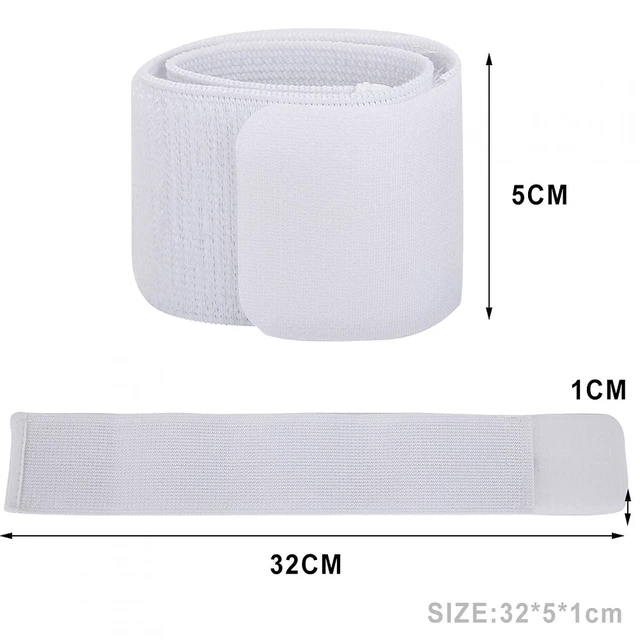 Alt view image 4 of 7 - Shin Guard Straps, Adjustable Elastic Shinguard Belt, Soccer Shin Guard Strap with Anti-Slip Design, Secure & Comfortable Shin for Sports, Defender for Football, MMA, Running