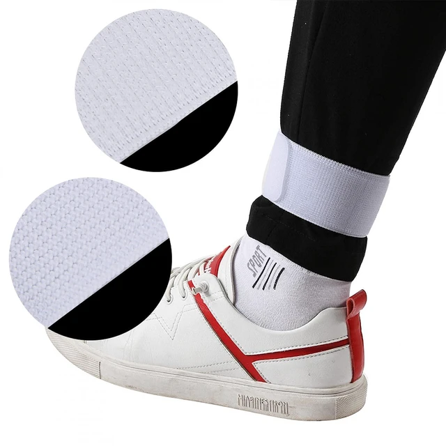 Alt view image 5 of 7 - Shin Guard Straps, Adjustable Elastic Shinguard Belt, Soccer Shin Guard Strap with Anti-Slip Design, Secure & Comfortable Shin for Sports, Defender for Football, MMA, Running