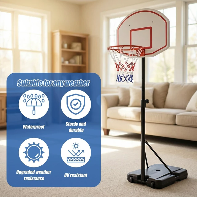 Alt view image 5 of 7 - 2 Pack Mini Basketball Nets Replacement | 8 Loops Basketball Hoop Net for Indoor and Outdoor Small Rim