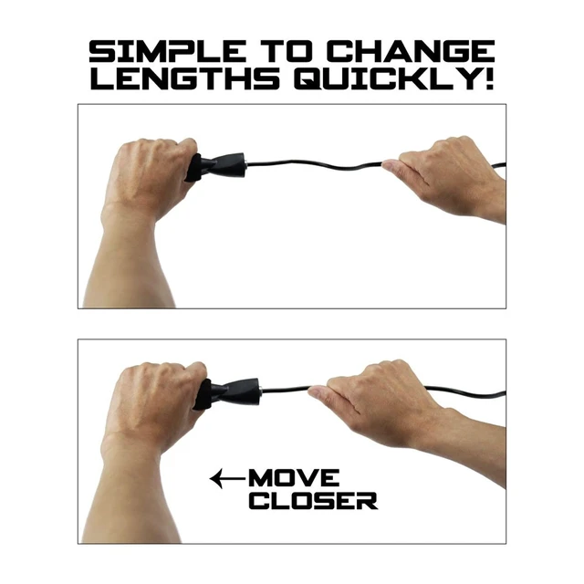 Alt view image 6 of 7 - Deluxe Speed Jump Rope with Precision Bearings and Foam Handles
