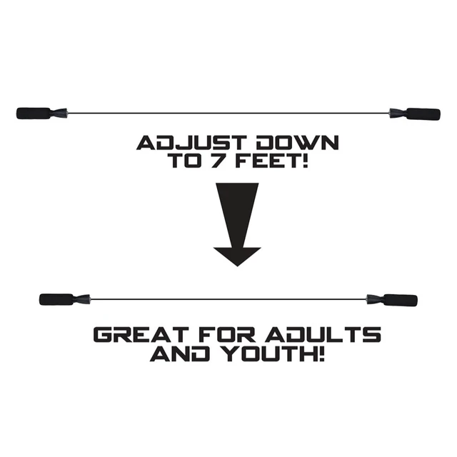 Alt view image 5 of 7 - Deluxe Speed Jump Rope with Precision Bearings and Foam Handles