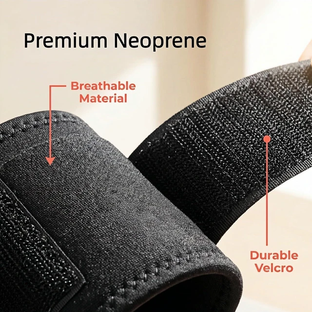 Alt view image 6 of 7 - Adjustable Wrist Support Brace, Compression Wrist Wraps for Men & Women, Wrist Guard for Sports, Fitness, Weightlifting, Tendonitis, Carpal Tunnel Pain Relief, One Size Fits Most (1)