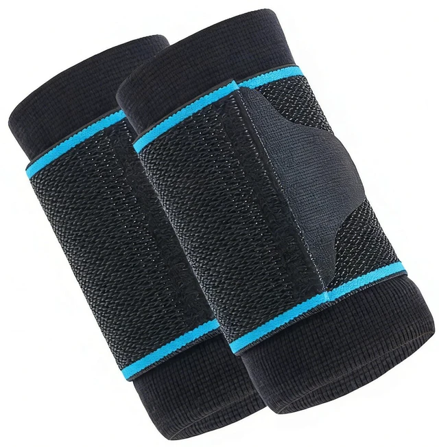 Alt view image 6 of 7 - 1 Pair Women Men Wrist-Brace Wrist-Wrap for Weightlifting, Working Out Carpal Tunnel