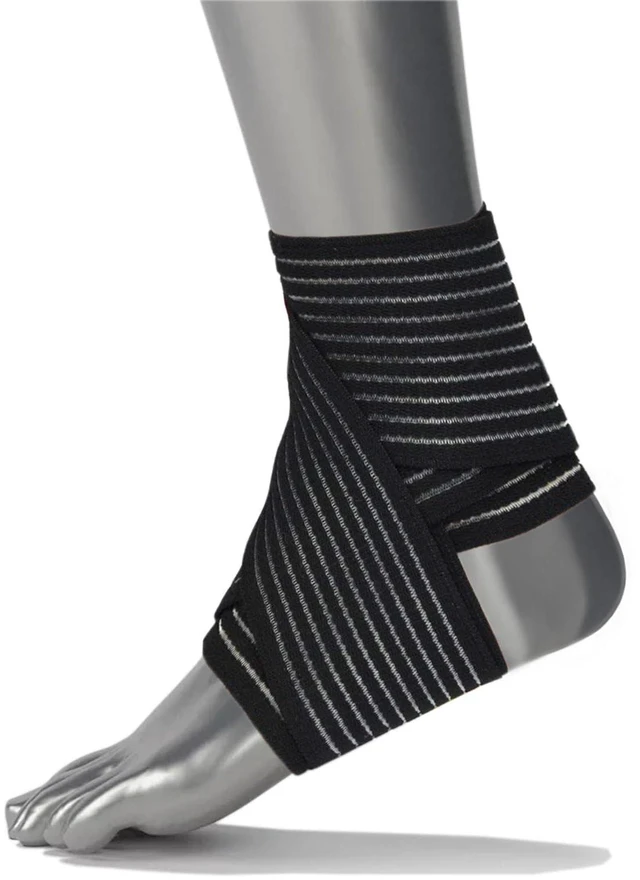 Main image of High-Elastic Breathable Ankle Brace for Men and Women, Adjustable Compression Wrap for lantar Fasciitis, Tendinitis, Sprain, Swelling and Joint Pain, Ankle Support Suitable for Sports