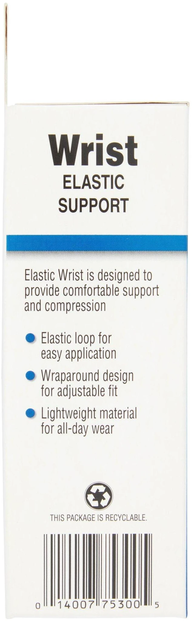 Alt view image 5 of 5 - Wrist Support Wrap- Elastic Support with Loop- Wrist Brace for Carpal Tunnel, Arthritis, Tendonitis, Exercise, Weight Lifting, Calisthenics and More- One Size