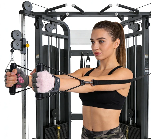Alt view image 5 of 7 - Womens Workout-Cycling-Fingerless-Gloves Anti-Slip Breathable-Sport-Gloves | Unisex breathable mesh,padded palms adjustable wrist straps for cycling, gym training, climbing and outdoor sports