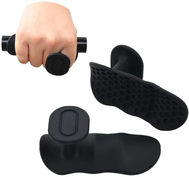 Main image of Anti-Slip Workout Grips - Ergonomic Rubber Hand Protector Gloves for Weight Lifting, Pull-Ups, Gym Training and Exercise, for Men and Women