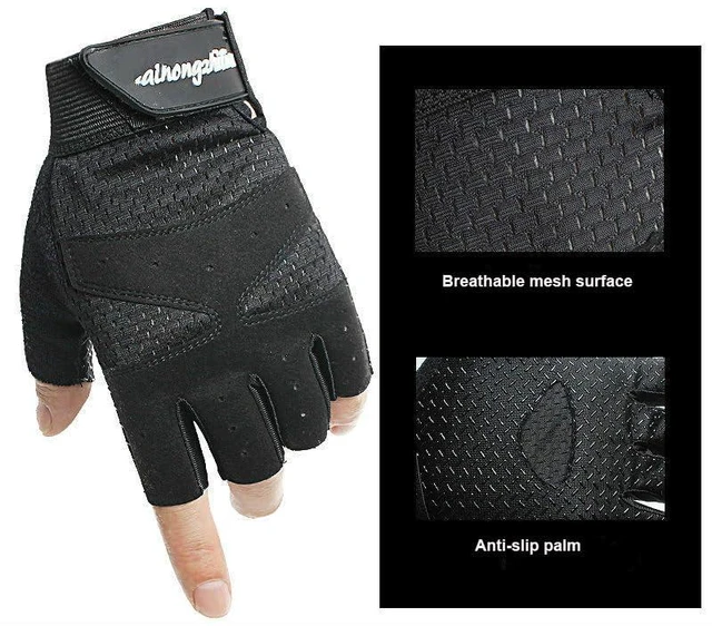Alt view image 2 of 7 - Workout Exercise Gloves for Men and Women - Lightweight Gym Gloves for Weight Lifting, Cycling, Training