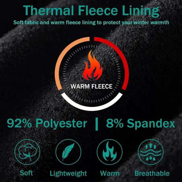 Alt view image 2 of 7 - Running Gloves for Men Women Winter Touch Screen Lightweight Thin Thermal Liners for Cycling Driving