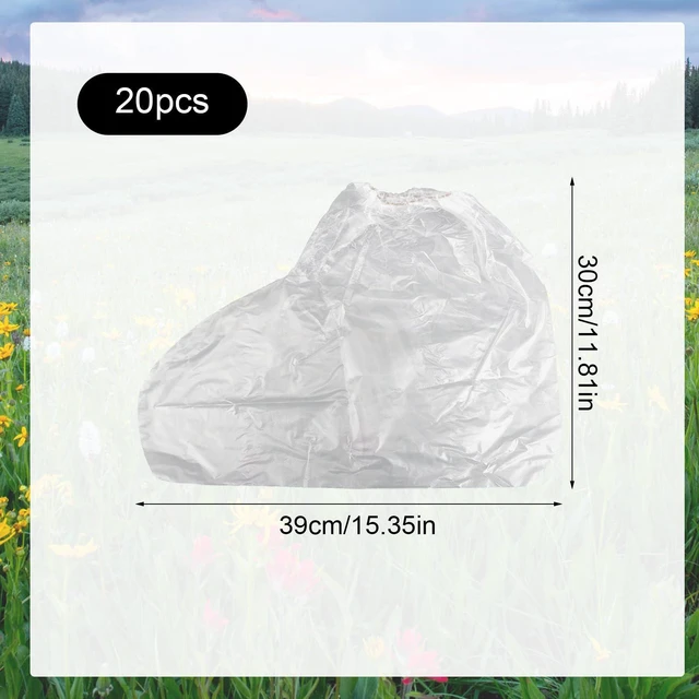 Alt view image 2 of 7 - 10 Pairs Waterproof Shoe Covers for Rain, Plastic Overshoes Outdoor Boot Protector Non-Slip Rain Shoe Covers for Women Men Outdoor Use (Transparent)