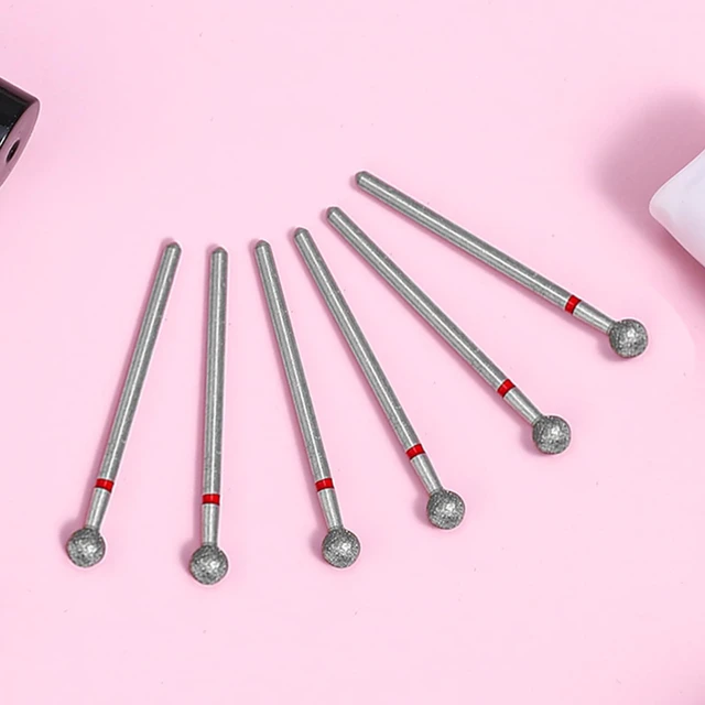 Alt view image 7 of 7 - 6PCS Nail Drill Bits, Ball Head 3/32'' Cuticle Clean Nail Bit for Electric Nails File Machine, Silver Ball Bit Nails Drill for Acrylic Manicure, Pedicure and Cuticle Gel Polishing, Nail-Salon Supply