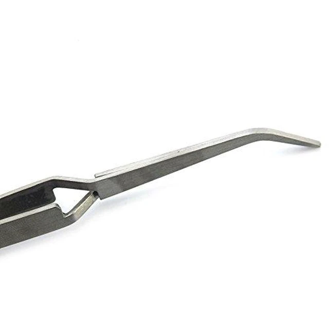 Alt view image 3 of 6 - Self Close Nail Sculpture Tweezer Curved Clamp for AcrylicNail Shaping | nail sculpture tweezer clamp,for shaping & positioning, multi-use for UV gel false nail making and salon manicure creation