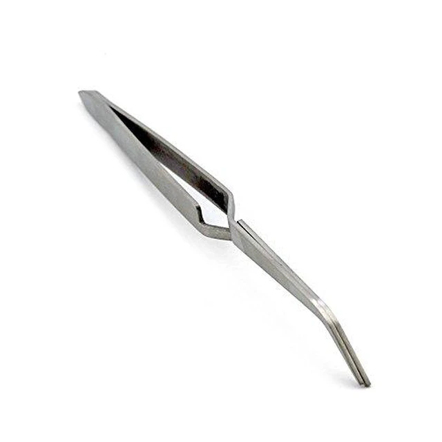 Alt view image 6 of 6 - Self Close Nail Sculpture Tweezer Curved Clamp for AcrylicNail Shaping | nail sculpture tweezer clamp,for shaping & positioning, multi-use for UV gel false nail making and salon manicure creation