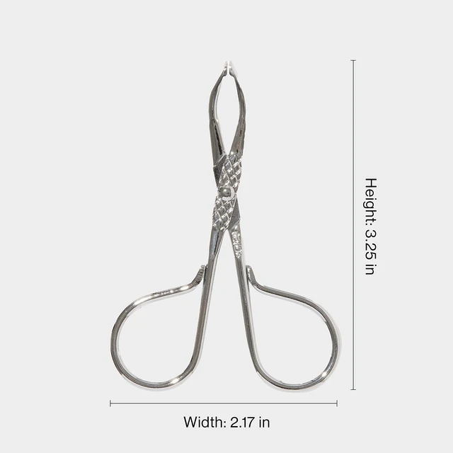 Alt view image 5 of 7 - PerfecTweeze Slant Tip Tweezer, Silver, 1 Count | Slant tip scissor tweezers for eyebrow shaping and hair removal with ergonomic stainless steel handle.