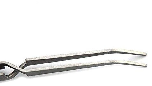 Alt view image 4 of 6 - Self Close Nail Sculpture Tweezer Curved Clamp for AcrylicNail Shaping | nail sculpture tweezer clamp,for shaping & positioning, multi-use for UV gel false nail making and salon manicure creation