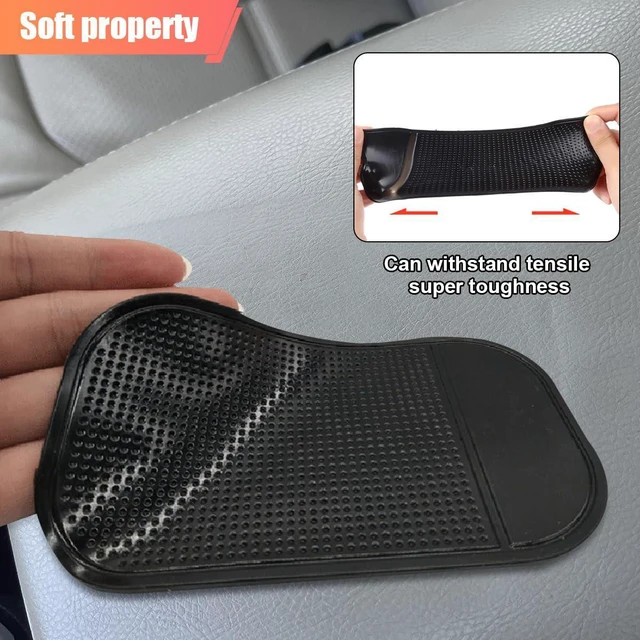 Alt view image 5 of 6 - 5PCS Car Dashboard Non-Slip Mat, Thicker Sticky Mat & Anti Slip Pad, Cell Phone Bracket Mats, Anti-Slip Dash Pads for Cell Phones, Keys, Sunglasses, GPS, Coins, Mirrors (5PCS)