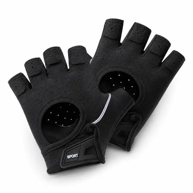 Alt view image 2 of 7 - Women Gym Gloves: Workout Gloves for Gym, Cycling, Exercise, Breathable Full Palm Protection, Black