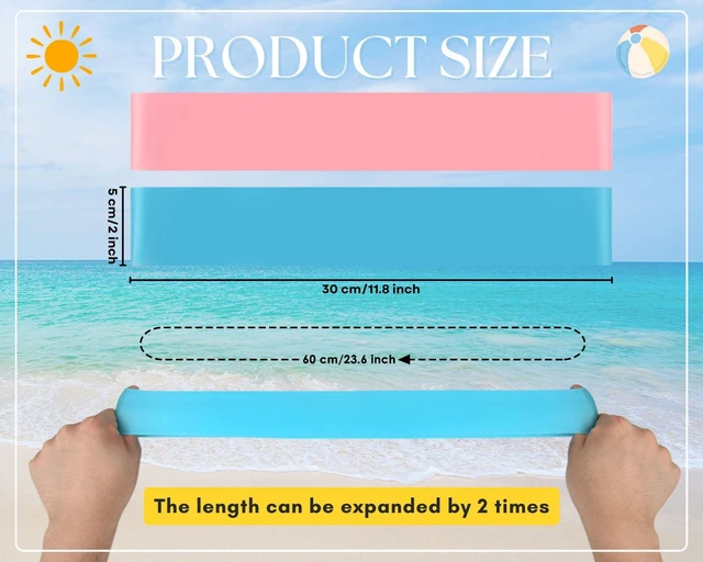 Alt view image 3 of 7 - Reusable Sand Remover Bag and Towel Bands Set Beach Accessories Must Haves Set of 5 (3 Sand Removers + 2 Towel Bands)