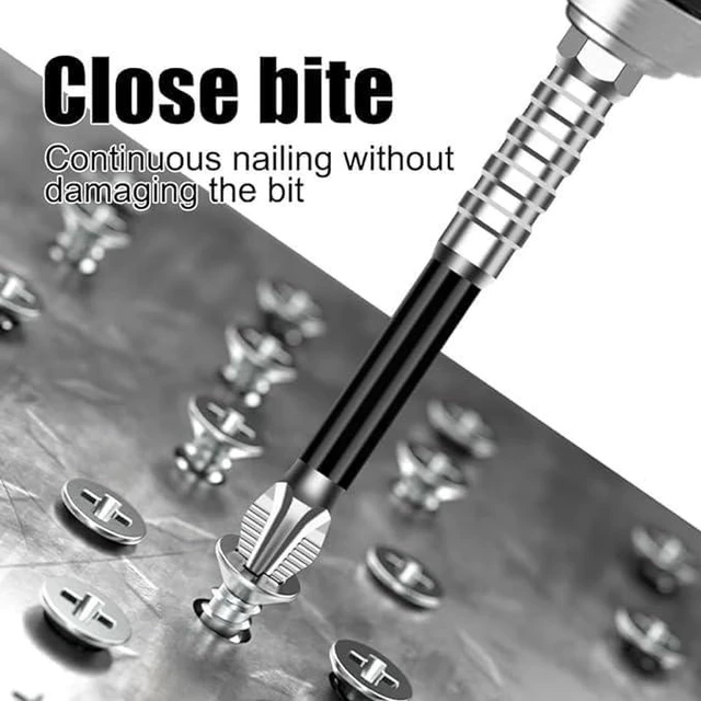 Alt view image 2 of 7 - High Magnetic Screwdriver Drill Bit Set, 2025 New Magnetic Screwdriver Bits, Universal Anti Slip Magnetic Electric Screwdriver Set Suitable for Home Decoration, Car Repair (10Pcs)