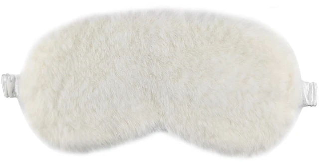 Main image of 1 Pcs Colors Eye Mask for Sleeping, Sleepover Stuff, Soft, Elastic Band Plush Sleeping Eye Mask, for Everyone Travel Nap Sleeping (White)