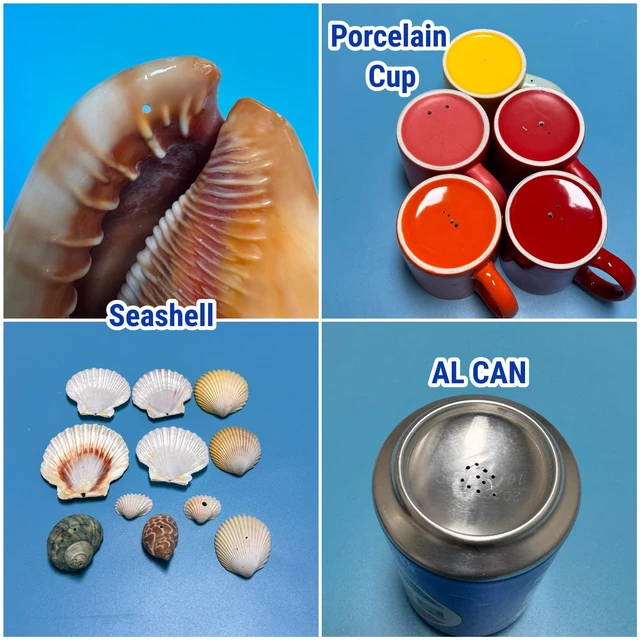 Alt view image 7 of 7 - Diamond Drill Bits 1mm 1.5mm 2mm 2.5mm 2 Each 120-Grit 8Pcs with 4 Collets Compatible with Dremel Rotary Tool for Sea Glass Stone Shells Jewelry Making Porcelain Ceramic Gems