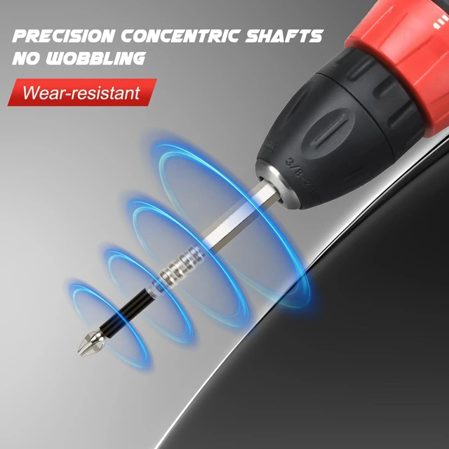 Alt view image 2 of 7 - 6pcs High-Magnetic Screwdriver Drill Bit Set, Anti-Slip Magnetic Electric Screwdriver Set, Universal Strong Magnetic Durability Screwdriver Drill Bit Set, 25 50 65 70 90 150mm