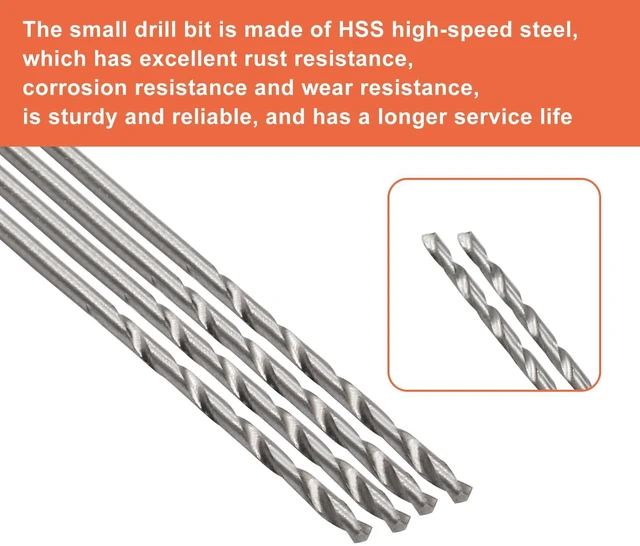 Alt view image 5 of 5 - 20 Pcs Mini Micro Drill Bit Set, Metric Tiny Drill Bits (61-80) | Twist Drilling Bits, Precision Drilling Bit Sets, for Jewelry DIY Carving Wood Drilling