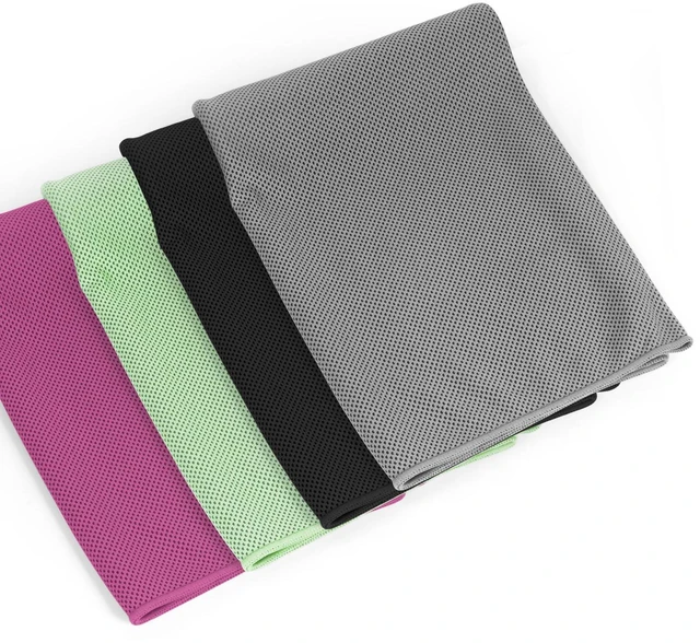 Main image of 4 Pack Cooling Towel for Neck and Face,Ice Towel for Hiking Camping Riding Tennis Yoga Fitness Workout Gym Sweat Ice Towels (Multicolor-03)