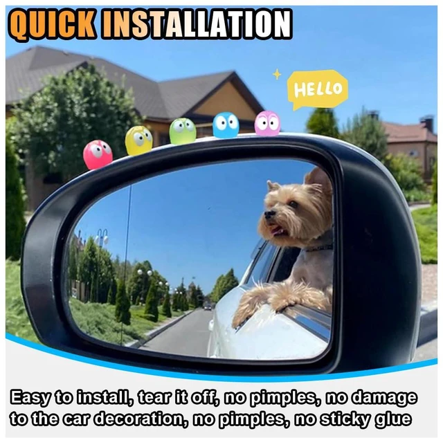 Alt view image 4 of 7 - 35PCS Cute Luminous Soot Sprites Car Rearview Mirror Accessories, Cartoon Anime Sprite Dashboard Decoration, Car Interior Ornament for Home Garden Office, Funny Presents (Multicolor Luminous)