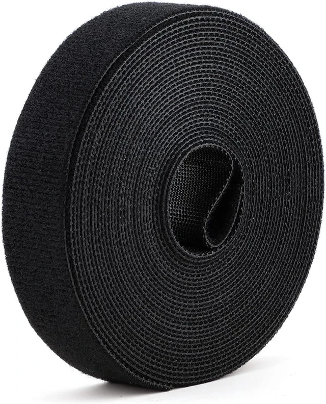 Main image of 3/4 in x 16 ft Double Sided Hook and Loop Straps Self-Gripping Straps Double-Sided Strips Reusable Cable Ties Multi-Purpose Wrap Fasteners for Bundling Fastening Storage and Organization