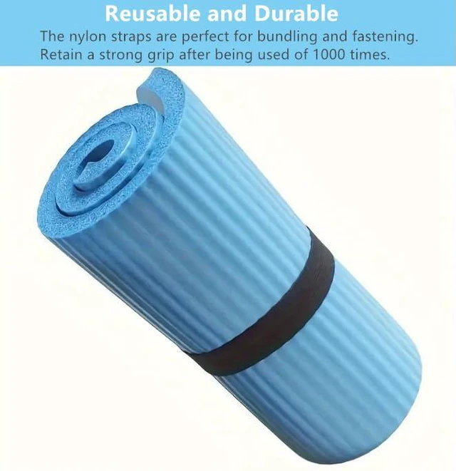 Alt view image 5 of 7 - 3/4 in x 16 ft Double Sided Hook and Loop Straps Self-Gripping Straps Double-Sided Strips Reusable Cable Ties Multi-Purpose Wrap Fasteners for Bundling Fastening Storage and Organization