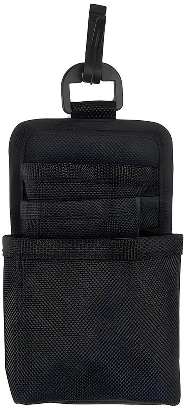 Main image of Car Air Vent Organizer with Charging Port - 3-Pocket Hanging Storage Bag Sunglasses Phone Holder, Universal Pen Coin Key Card Case Organizer Car Vent Pouch with Hook Fits SUVs Trucks (Black)