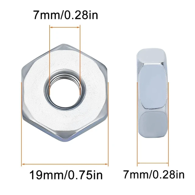 Alt view image 7 of 7 - 5 Pieces MS170 MS180 Sprocket Cover Bar Nut for Sithl Chainsaw Parts | Replacement for Sithl MS240 MS260 MS271 MS280 MS390 MS340 MS360 MS440 MS460 MS640 MS660 Replace 0000 955 0804