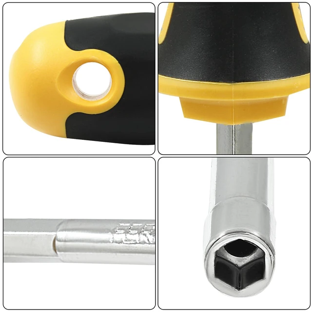 Alt view image 4 of 5 - 5mm Socket Wrench Screwdriver | High-Carbon Steel, Hex Nut Driver Key, Hand Tool, DIY & Hand-Making