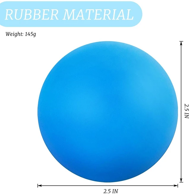 Alt view image 2 of 6 - Yoga Ball for Release, 2.5 Inch Silicone Therapy Ball, Deep Tissue Massage for Foot, Shoulder and Back Pain, Handheld Trigger Point Scooch Ball, Exercise Recovery & Physical Therapy Tool
