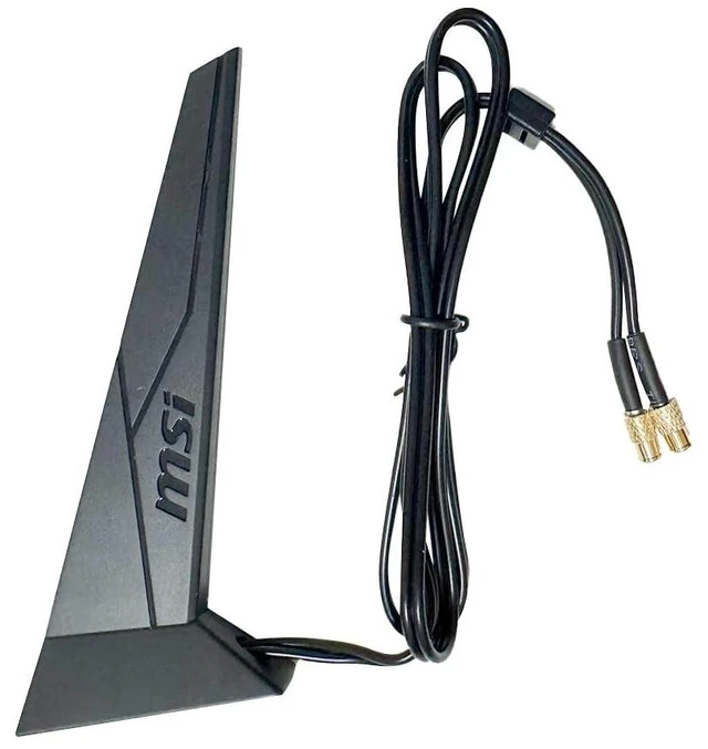 Alt view image 7 of 10 - WiFi 7 Antenna Magnetic Base with New Interface for MSI Z890 Series Wi-Fi 7 Motherboard PC Desktop Computer Antennas Black