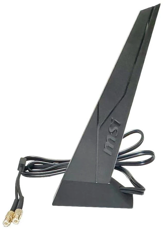 Alt view image 6 of 10 - WiFi 7 Antenna Magnetic Base with New Interface for MSI Z890 Series Wi-Fi 7 Motherboard PC Desktop Computer Antennas Black