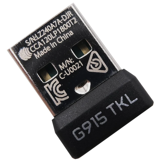 Alt view image 5 of 8 - NoirVogel New USB Dongle Keyboard Receiver Adapter Replacement for Logitech G915 TKL Lightspeed Wireless Mechanical Gaming Keyboard