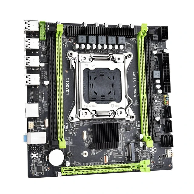 Alt view image 6 of 10 - X79 G A Motherboard M-ATX LGA 2011 Support Dual Channels DDR3 NVME M.2 Placa Mae for XEON E5 V1 V2 CPU