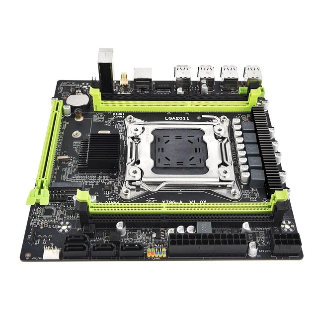 Alt view image 7 of 10 - X79 G A Motherboard M-ATX LGA 2011 Support Dual Channels DDR3 NVME M.2 Placa Mae for XEON E5 V1 V2 CPU