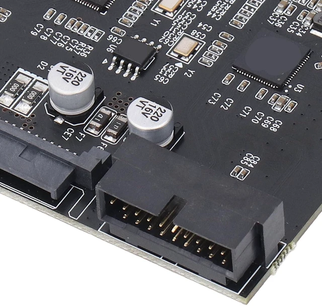 Alt view image 10 of 10 - PCIe to USB 3.2 Card, 20Gbps 3 USB Type A 2 USB Type C 5 Port, Expansion Card for for Linux for OS X PC with, 10Gbps Bandwidth, Easy Installation