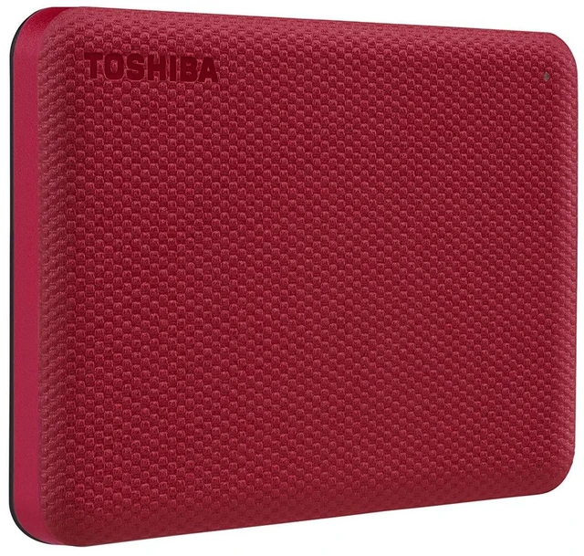 Alt view image 6 of 10 - Toshiba Canvio Advance 1TB Portable External Hard Drive USB 3.0, Red - HDTCA10XR3AA