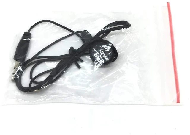 Alt view image 4 of 4 - TFD Supplies Wholesale Bulk Single Ear Earbuds Headphones 100 Pack for Phone, Tablet, Laptop, and Computer - Black