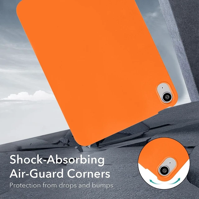 Alt view image 10 of 10 - for iPad Air 13 Inch Case M3/M2 (2025/2024), UUcovers Slim Lightweight Soft TPU Back Shockproof Cover Flexible Silicone Bumper Protective Shell Ultra Thin Case for iPad Air 13 inch M3/ M2, Orange