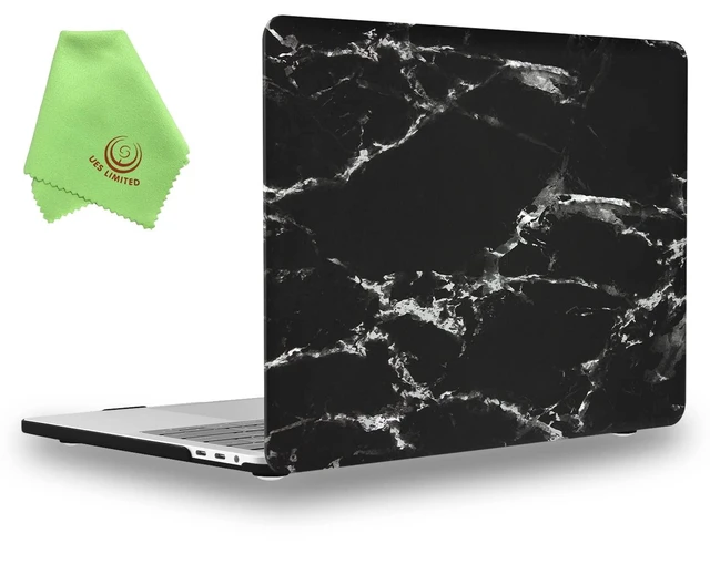 Alt view image 6 of 10 - UESWILL Marble Pattern Hard Shell Case Cover Compatible with 2019 2020 MacBook Pro 16 inch with Touch Bar & USB-C, Model A2141, Black/White